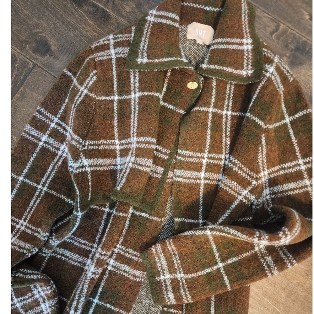 Anthroplogie KUT from the Kloth Knit Jacket Earthcore Cottagecore grittyBoho Y2K